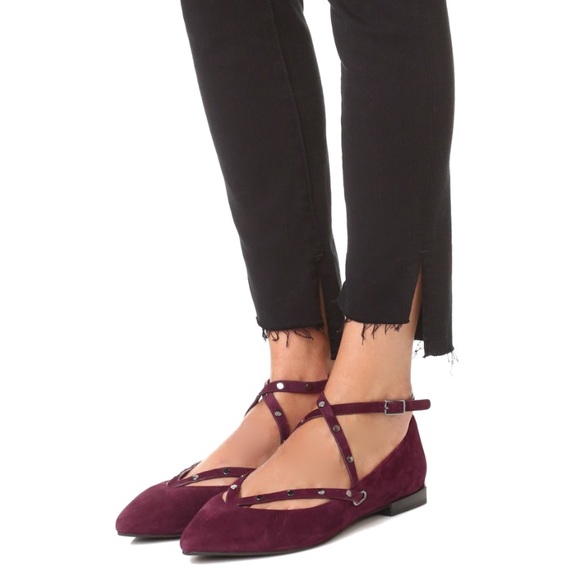 Rebecca Minkoff Shoes - Rebecca Minkoff Faye Flats in Maroon